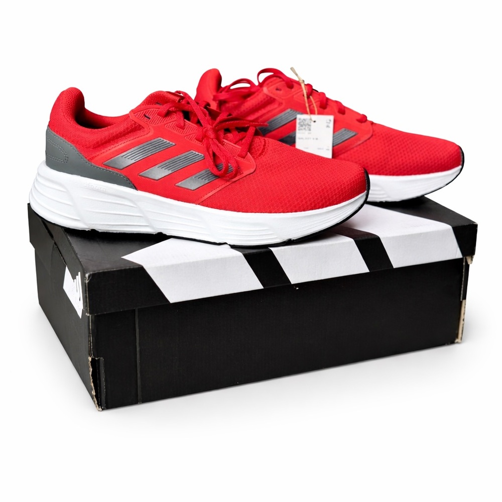 Adidas Galaxy 6 M Running Shoes Red/Black Men’s Size 11.5 NWT